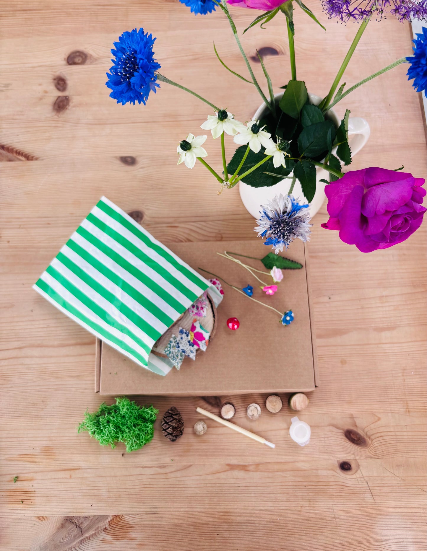 At-Home May Halfterm Fairy Garden Workshop Kit – Mystery Box DIY Magical Garden Experience