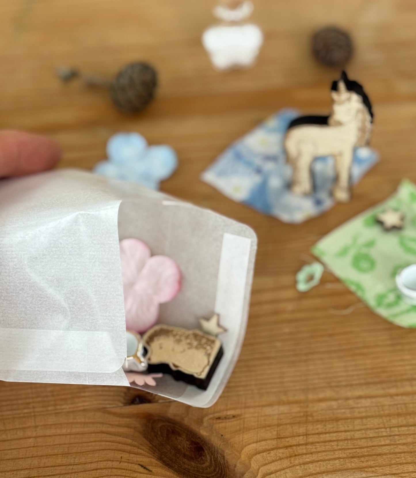 Unicorn and stardust set