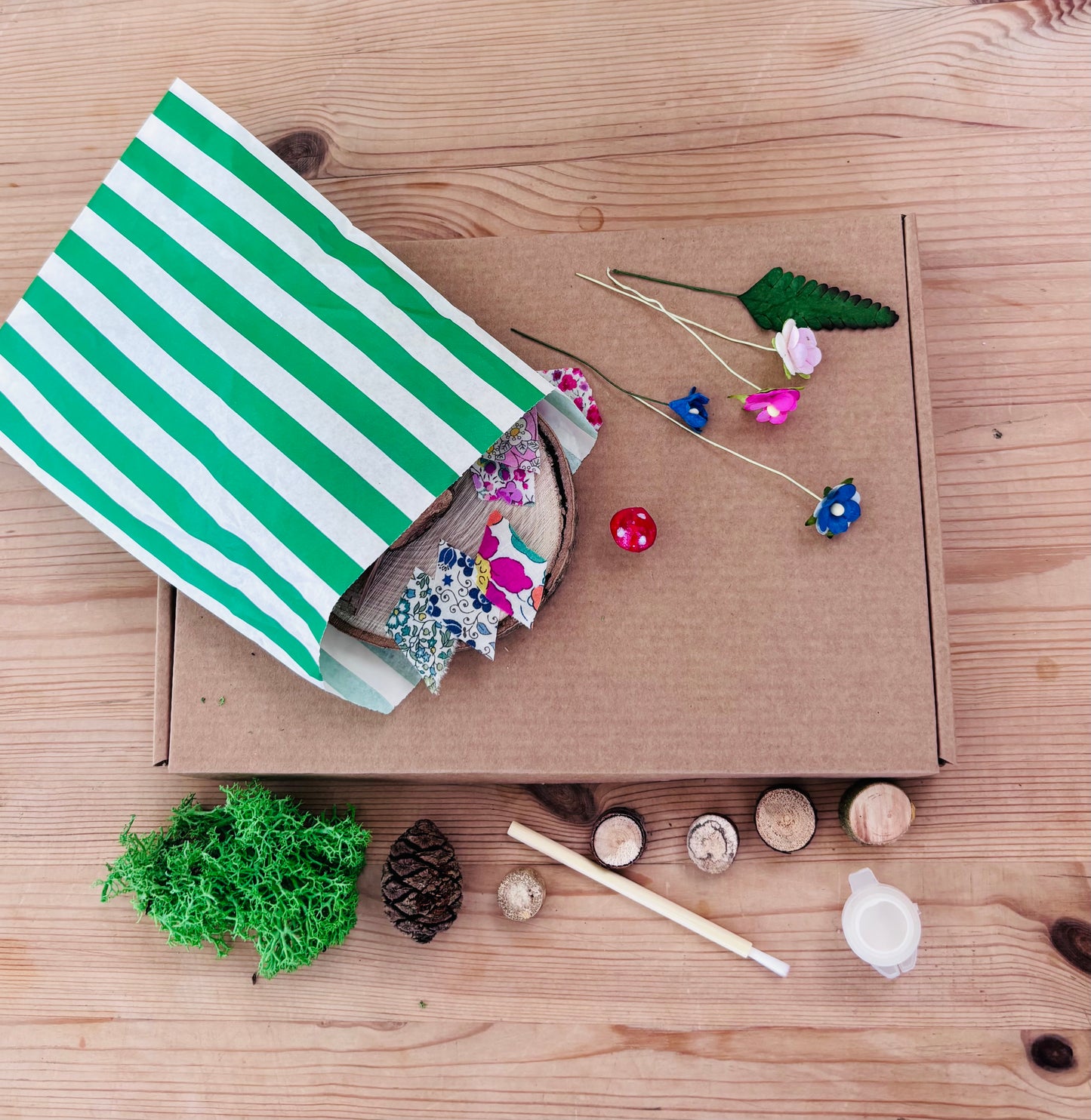 At-Home May Halfterm Fairy Garden Workshop Kit – Mystery Box DIY Magical Garden Experience