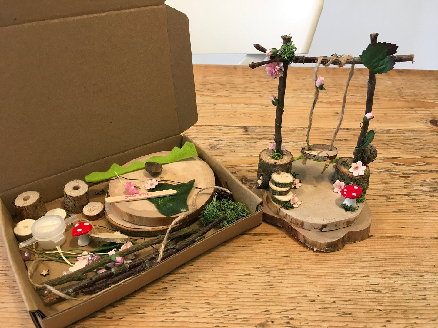 DIY Fairy Garden Swing kit
