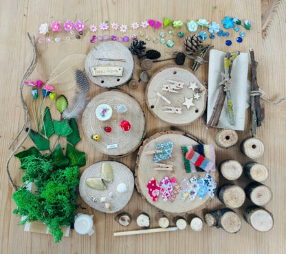 Multi-Level DIY Miniature Fairy World Kit with Tree-Top Tipi