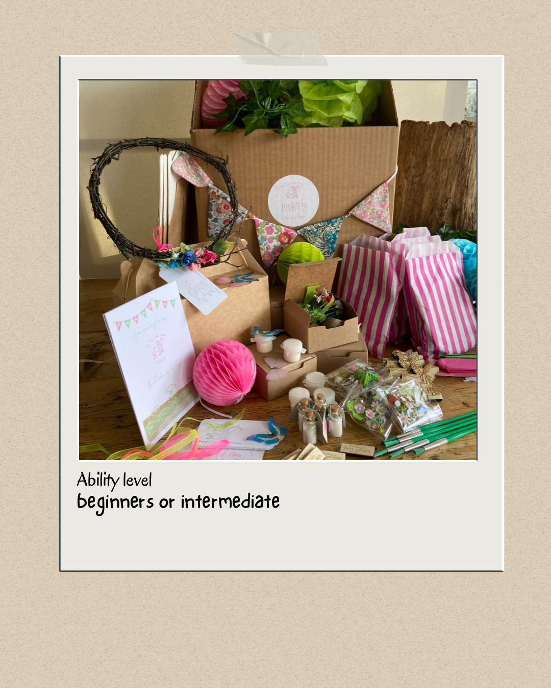 DIY Fairy Garden Complete 'Party in a Box'