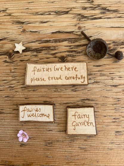 DIY Mega Fairy Garden kit with tree house, swing, flower arch, sign post and toadstool