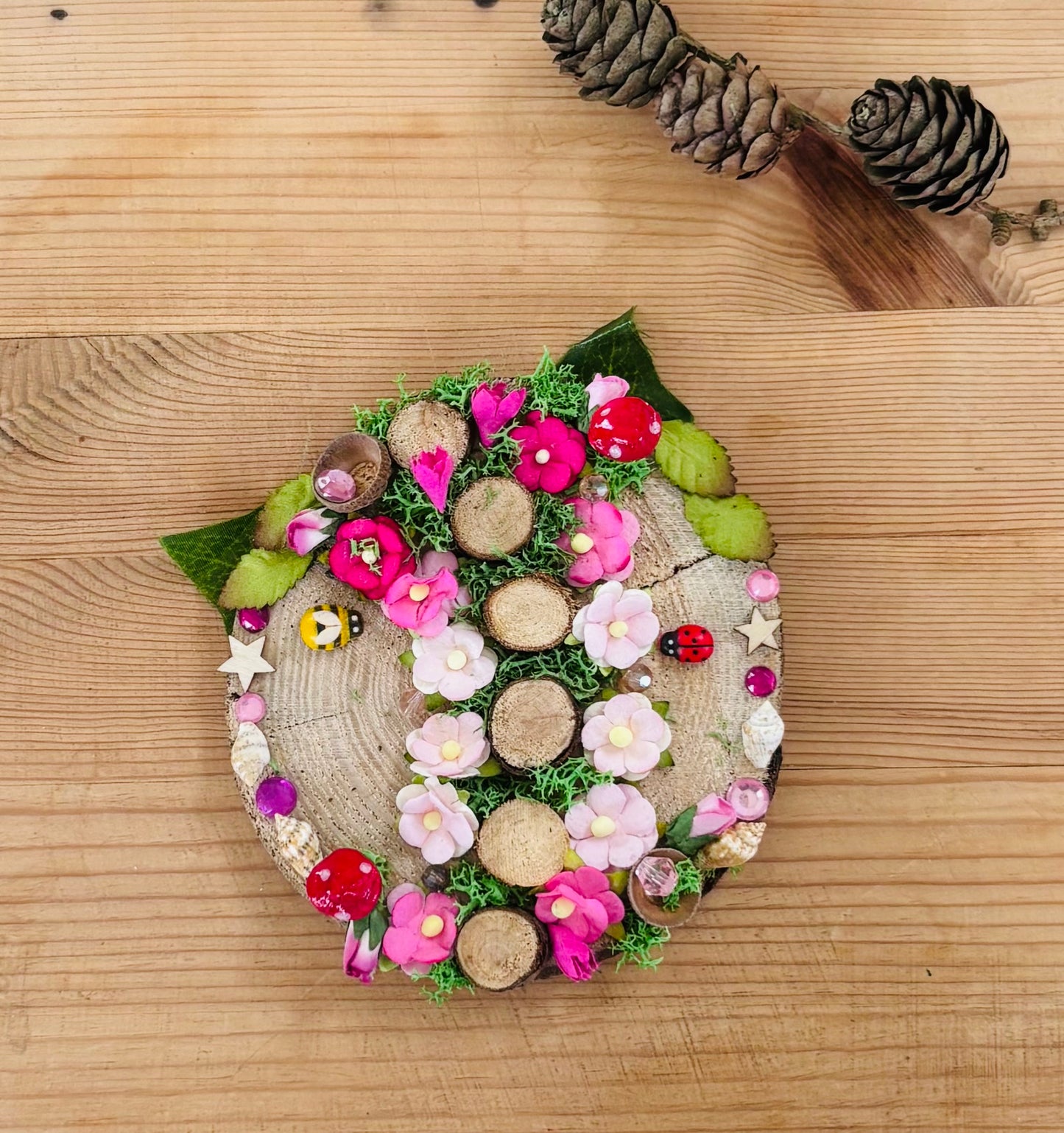 Fairy Path Kit – Mini Fairy Garden Pathway Set with Flowers, Shells & Jewels