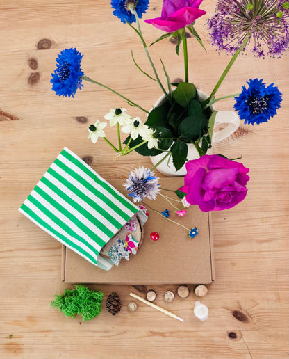 At-Home May Halfterm Fairy Garden Workshop Kit – Mystery Box DIY Magical Garden Experience