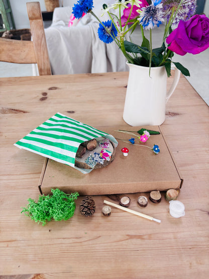 At-Home May Halfterm Fairy Garden Workshop Kit – Mystery Box DIY Magical Garden Experience