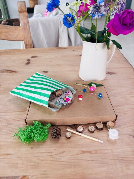 At-Home May Halfterm Fairy Garden Workshop Kit – Mystery Box DIY Magical Garden Experience