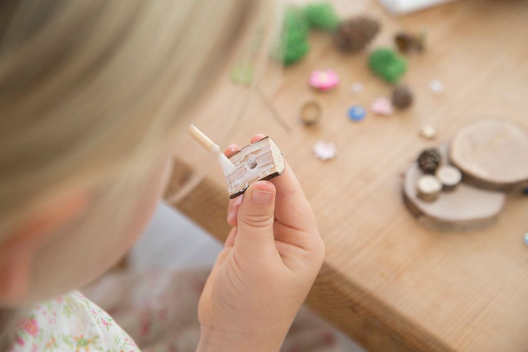 DIY Tiny Fairy Garden Kit with sign and toadstool