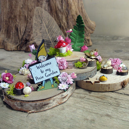 Diy fairy garden kit in collaboration with 'Pixie land" with limited edition Pixie from “ Pixieland “ only 4 left