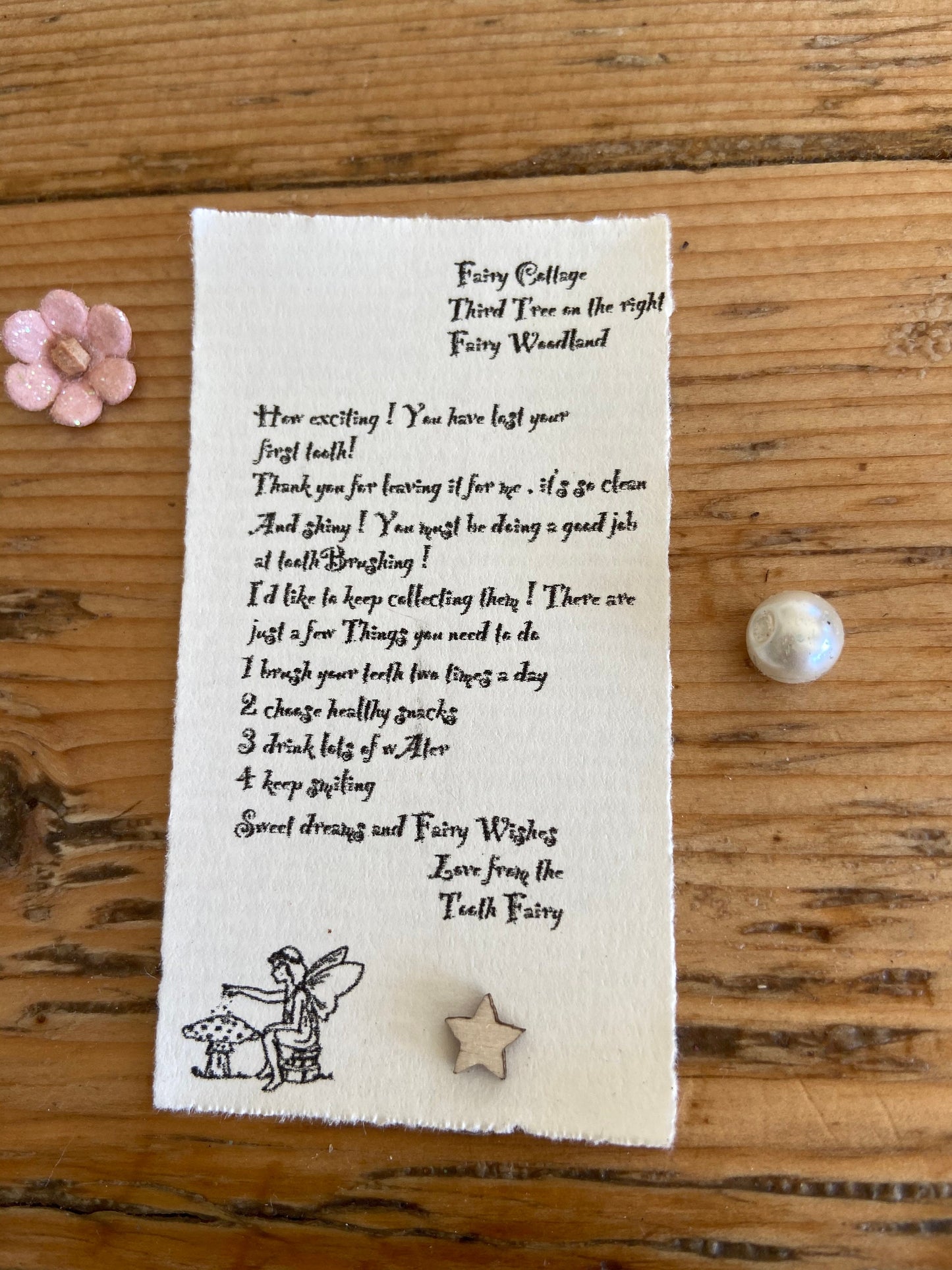 The Tooth Fairy Letter Set